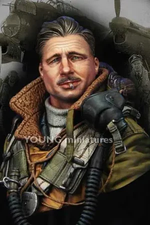 Actieprijs Young Miniatures 1:10 Raf Bomber Commander - modelbouw