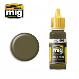 Ammo By Mig Jimenez Ral 7008 Graugrun Color - 17Ml - modelbouw Koopje