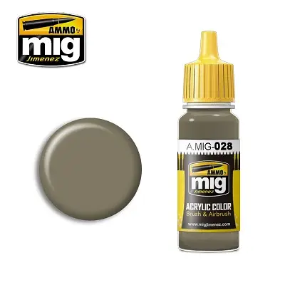 Gecertificeerd Ammo By Mig Jimenez Ral7050 F7 German Grey Beige - 17Ml - modelbouw