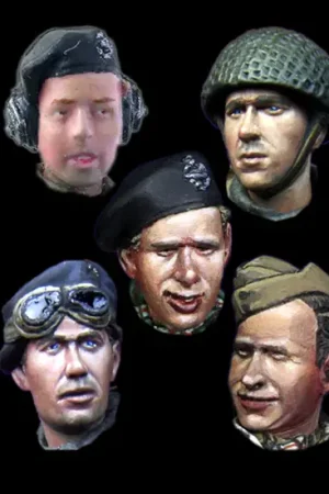 Alpine Miniatures 1:35 Wwii British Head Set 1 - modelbouw Must-Have