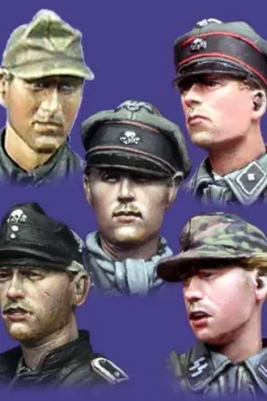 Alpine Miniatures 1:35 Wss Panzer Crew Heads Set 2 - modelbouw Express Levering