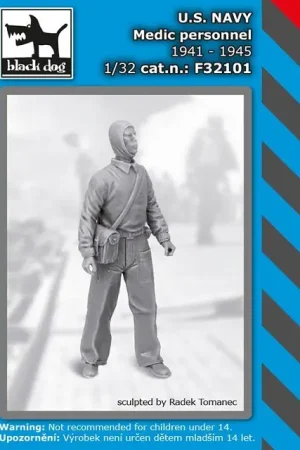 Gereduceerde Prijs Black Dog 1:32 Us Navy Medic - modelbouw