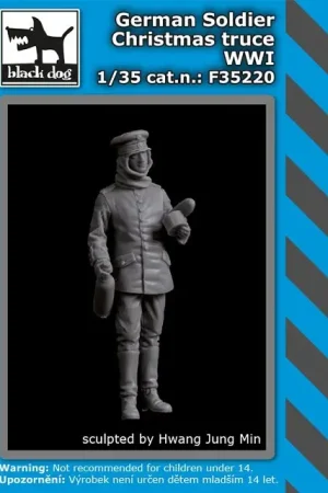 Black Dog 1:35 German Soldier - modelbouw Gecertificeerd