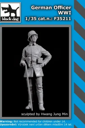 Laatste Kans Black Dog 1:35 German Officer Wwi - modelbouw