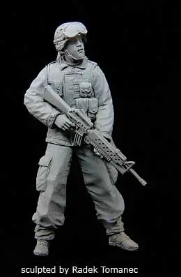 Veilige Betaling Black Dog 1:35 Us Soldier In Iraq N.1 - modelbouw