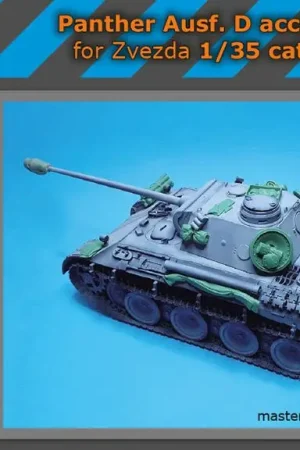 Op = Op Black dog 1:35 PANTHER AUSF D. ACCESSORIES SET - modelbouw