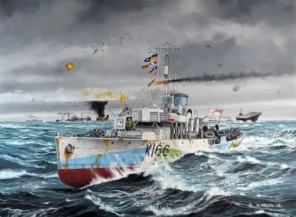 Hoge Kwaliteit Revell 1:44 Flower Class Corvette Hmcs Snowberry - modelbouw