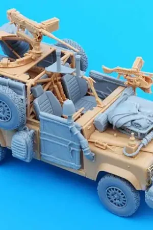 Black dog 1:35 DEFENDER WOLF ACCESSORIES SET - modelbouw Favoriet