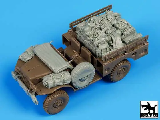 Snelle Levering Black dog 1:35 US DODGE AIRBORN ACCESSORIES - modelbouw