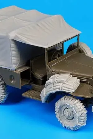 Op = Op Black dog 1:35 US DODGE ACCESSORIES SET - modelbouw