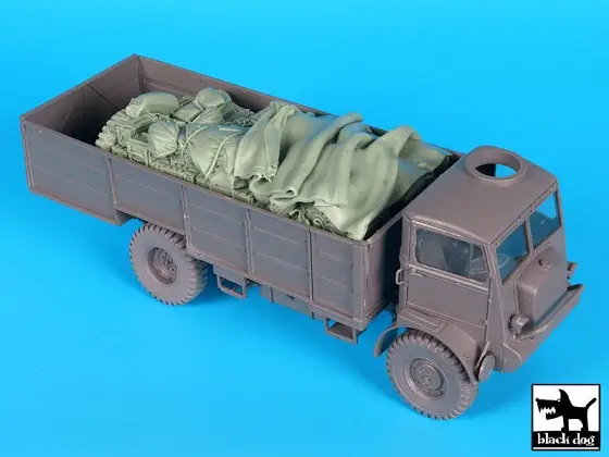 Nieuw Black dog 1:35 BEDFORD QLT TROP CARRIER ACCESSORIES - modelbouw