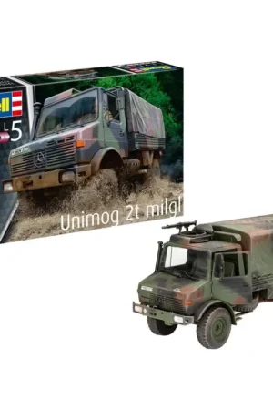 Direct Verzonden Revell 1:35 Unimog 2T Milgl - modelbouw
