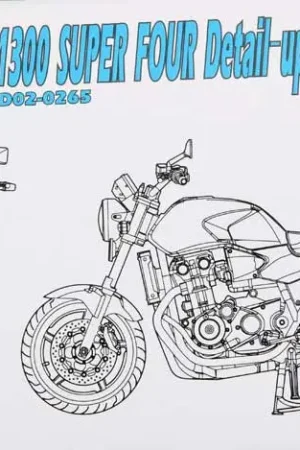 Voordeelprijs Hobby design 1:12 HONDA CB1300 SUPER FOUR - modelbouw