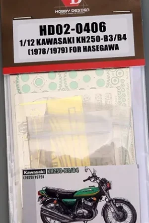 Aanbieding Hobby design 1:12 KAWASAKI KH250-B3/B4 1978/1979 FOR HASEGAWA 21508 - modelbouw