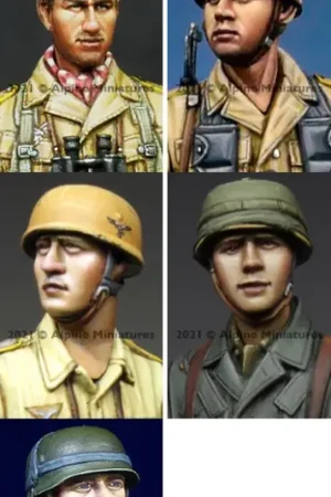 Alleen Vandaag Alpine Miniatures 1:35 Head Set No.1 - modelbouw