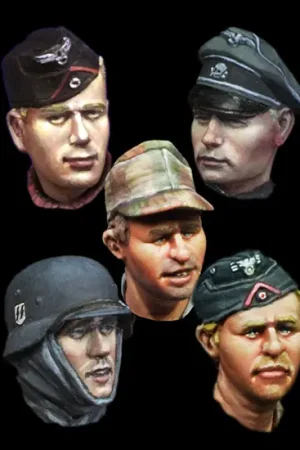 Alpine Miniatures 1:35 Wwii German Head Set 1 - modelbouw Betrouwbaar