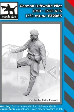 Speciale Aanbieding Black Dog 1:32 German Luftwaffe Pilot N°5 - modelbouw