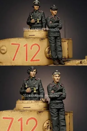 Nu Kopen Alpine Miniatures 1:35 Panzer Commander Set - modelbouw