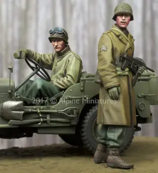 Alpine Miniatures 1:35 Wwii Us Nco Driver Set - modelbouw Alleen Vandaag
