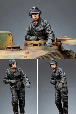 Beperkt Aanbod Alpine Miniatures 1:35 Ss Pz Commander No.2 - modelbouw