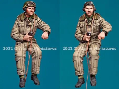 Alpine Miniatures 1:35 British Tank Commander No.1 - modelbouw Veilige Betaling