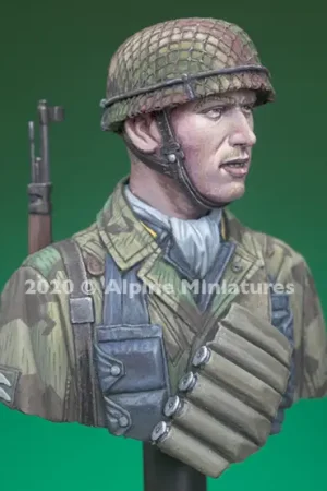 Alpine Miniatures 1:16 Bust 6 Fallschirmjager - modelbouw Veilige Betaling