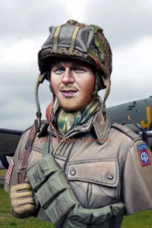 Voordeelprijs Alpine Miniatures 1:16 82Nd Airborn Bust - modelbouw