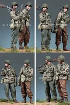 Populair Alpine Miniatures 1:35 Ww2 Us Infantry Set - modelbouw