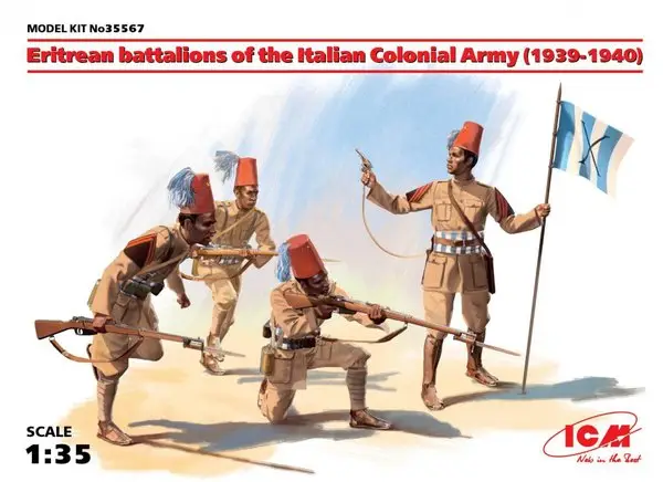 Lage Prijs ICM 1:35 Eritrean battalions of the Italian Colonial Army