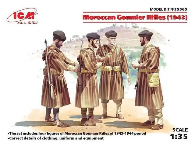 ICM 1:35 MOROCCAN GOUMIER RIFLES 43 Premium