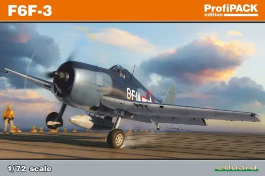 Eduard 1:72 F6F-3 Profipack - modelbouw Gecertificeerd