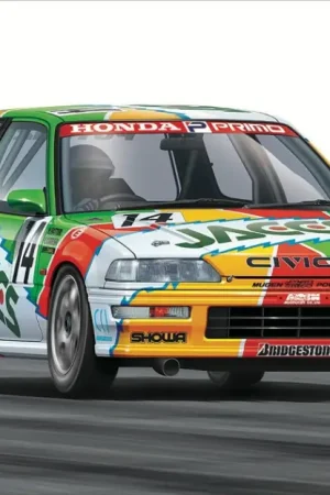 Nunu 1:24 Honda Civic Ef9 Group A Sponsored By Jaccs 1992 - modelbouw Merkproduct