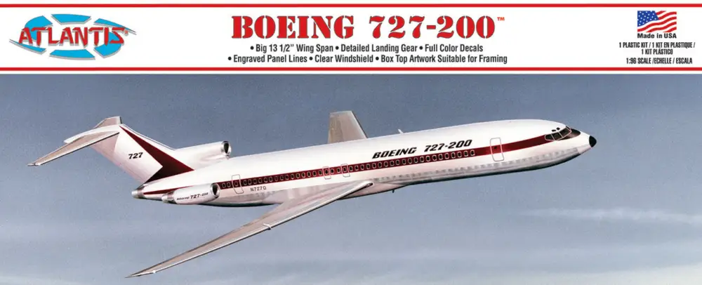 Hete Deal Atlantis 1:96 Boeing 727-200 Airliner - modelbouw
