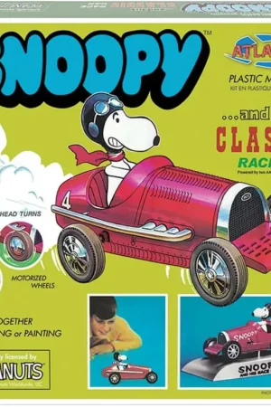 Atlantis Snoopy And His Race Car, Snap Tite - modelbouw Express Levering