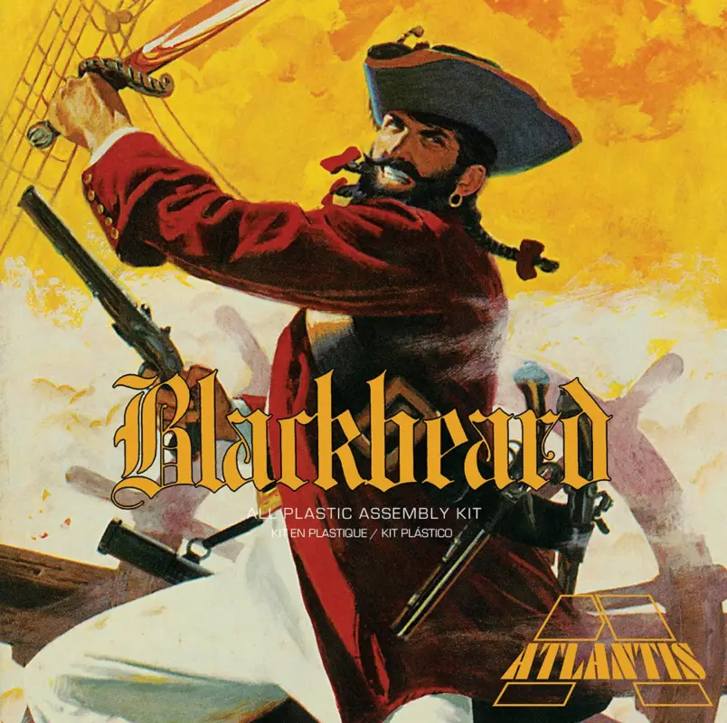 Gratis Retour Atlantis 1:10 Blackbeard Figure Kit #3002 modelbouw figuur