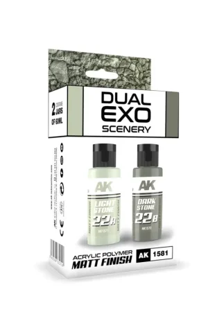 Ak Interactive Light Stone And Dark Stone Dual Exo - modelbouw Laatste Versie