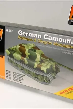 Ak Interactive German Green &Amp; Brown Modulation Set - modelbouw Uitverkoop