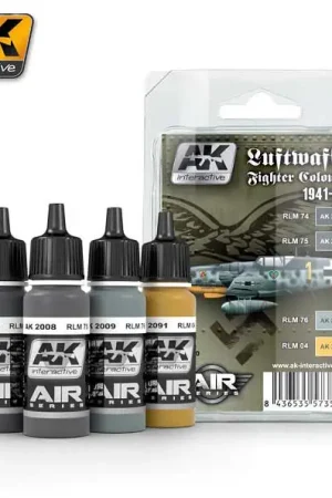 Ak Interactive Luftwaffe Fighter Colours 1941-44 Set - modelbouw Actieprijs