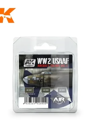 Rechtstreeks Van De Fabrikant Ak Interactive Wwii Usaaf Aircraft Colors Set Vol.1 - modelbouw