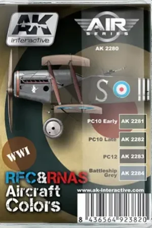 Ak Interactive Wwi Rfc Rnas Aircraft Colors Set - modelbouw Beperkt Aanbod