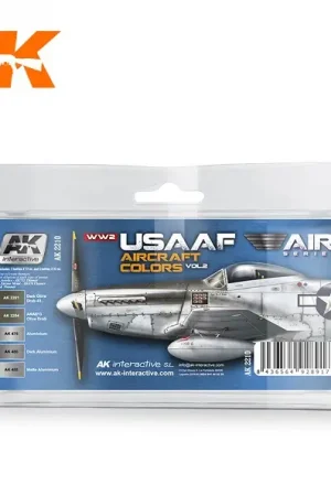 Aanbieding Ak Interactive Wwii Usaaf Aircraft Colors Set Vol2 - modelbouw