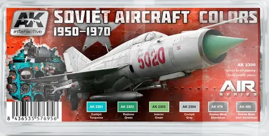 Ak Interactive Soviet Aircraft Colors 1950 1970 Set - modelbouw Must-Have