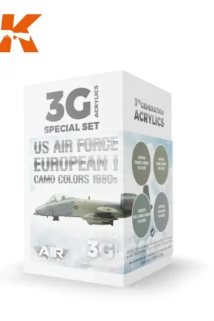 Aanbieding Ak Interactive Us Air Force European I Camo Colors 1980 - modelbouw