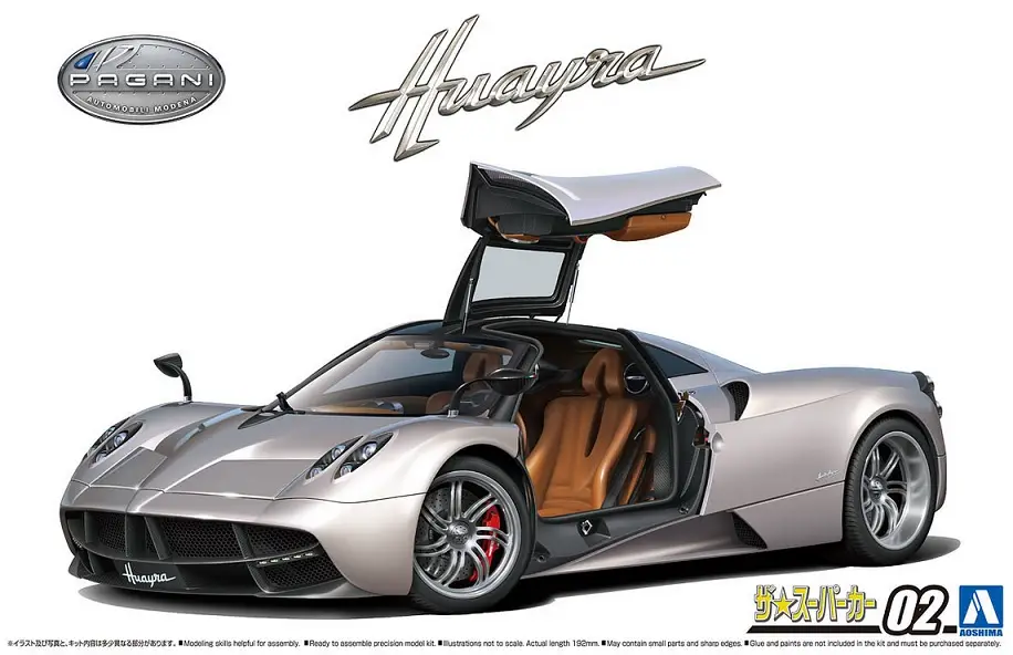 Bestel Nu Aoshima 1:24 Pagani Huayra #AO05806
