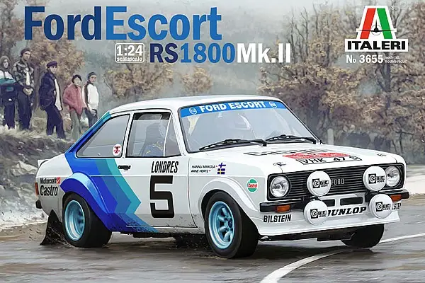 Italeri 1:24 Ford Escort Mk Ii - modelbouw Rechtstreeks Van De Fabrikant