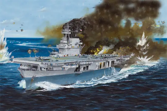 Koop Online I Love Kit 1:350 Uss Yorktown Vc-5 - modelbouw