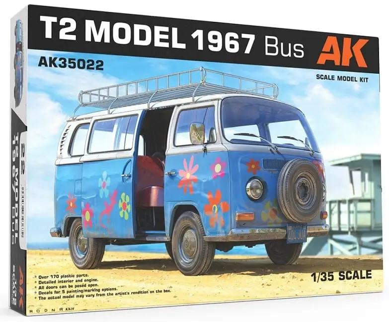Betrouwbaar Ak Interactive 1:35 T2 Model 1967 Bus #AK35022 bouwdoos