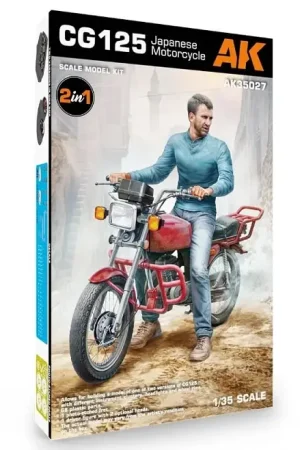 Ak Interactive 1:35 Cg 125 Japanese Motorcycle #AK35027 Speciale Aanbieding