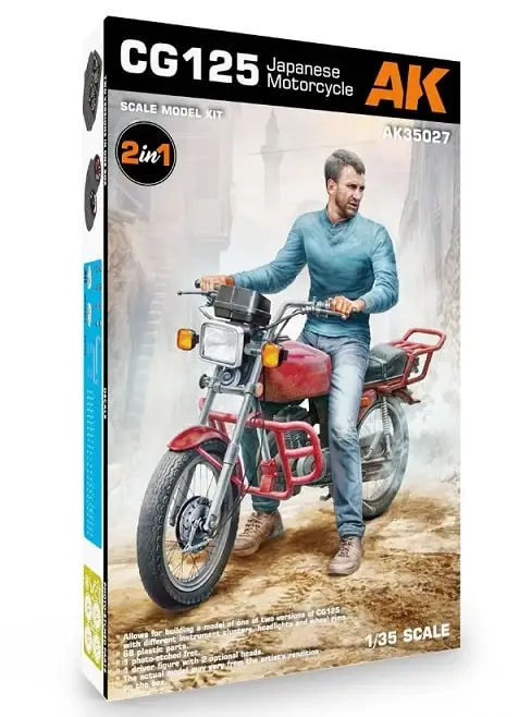 Ak Interactive 1:35 Cg 125 Japanese Motorcycle #AK35027 Speciale Aanbieding