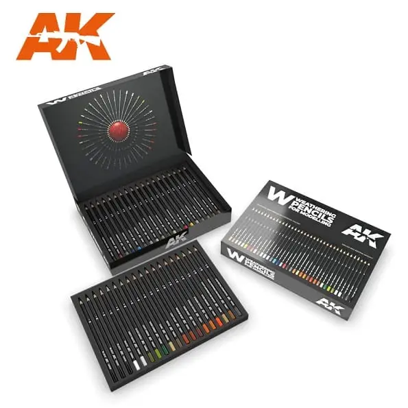 Nu Kopen Ak Interactive Weathering Pencils: Deluxe Edition Box #AK10047